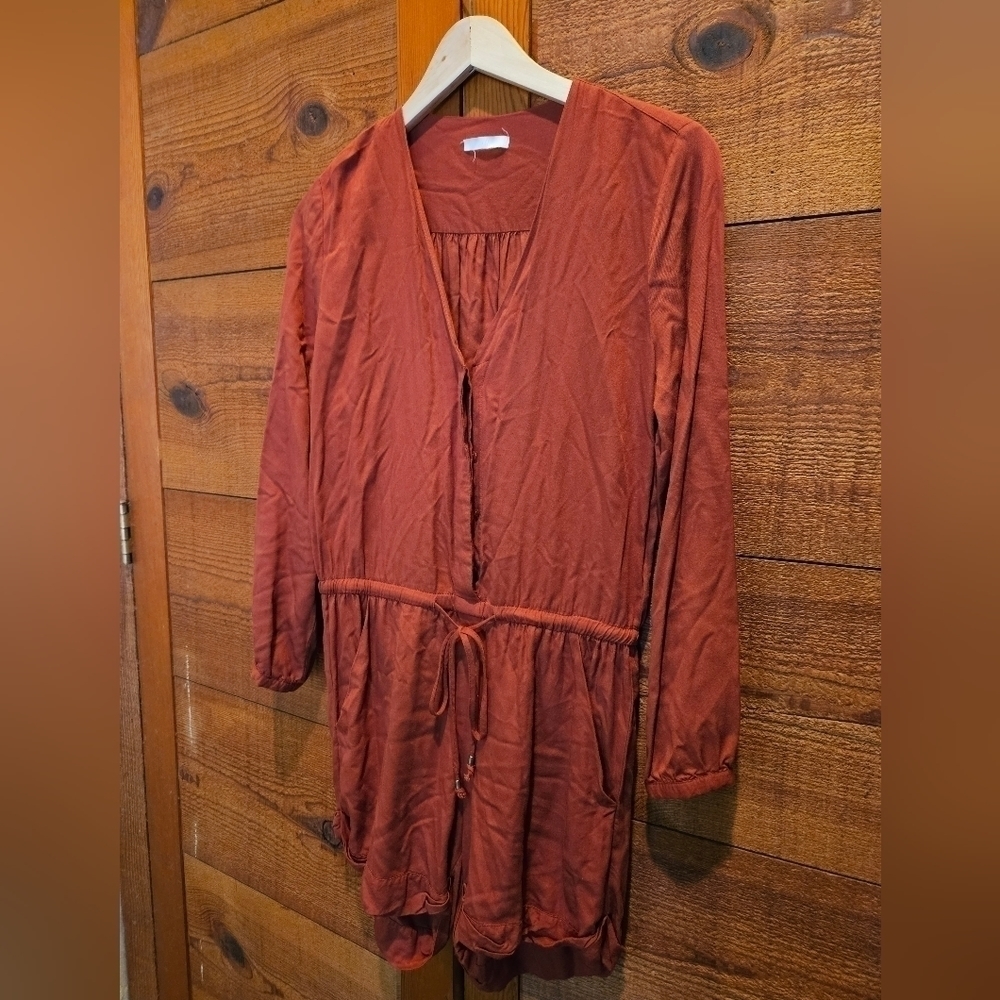 H&M Rust Color Romper Playsuit - image 2